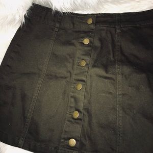 🌼 Denim, Button Down Skirt NWT
